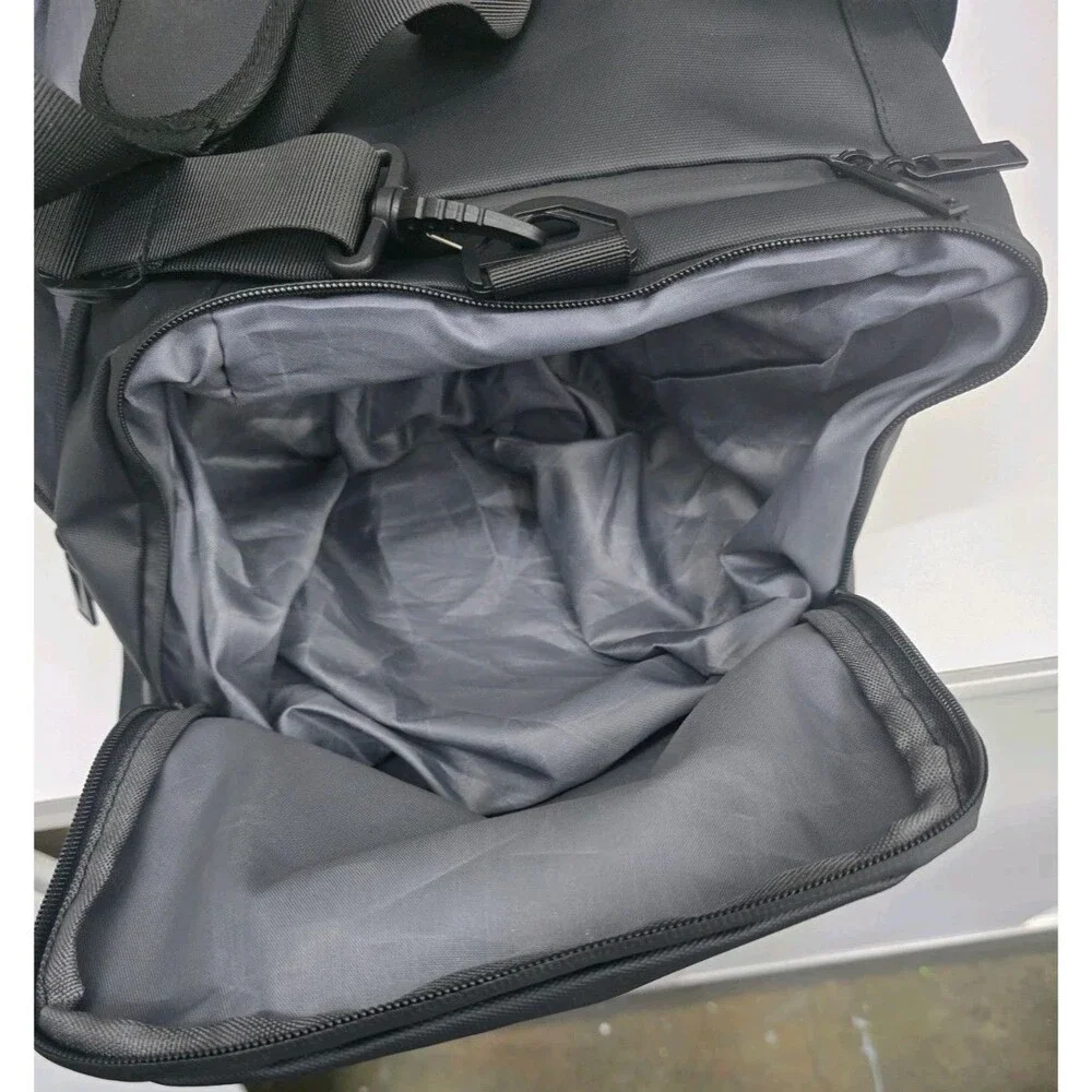 Black Convertible Duffel Backpack